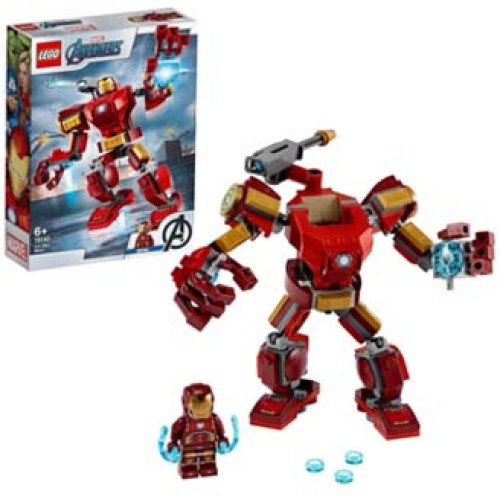 LEGO Super Heroes Marvel Avengers Iron Man Mech With Minifigure Pilot - 76140